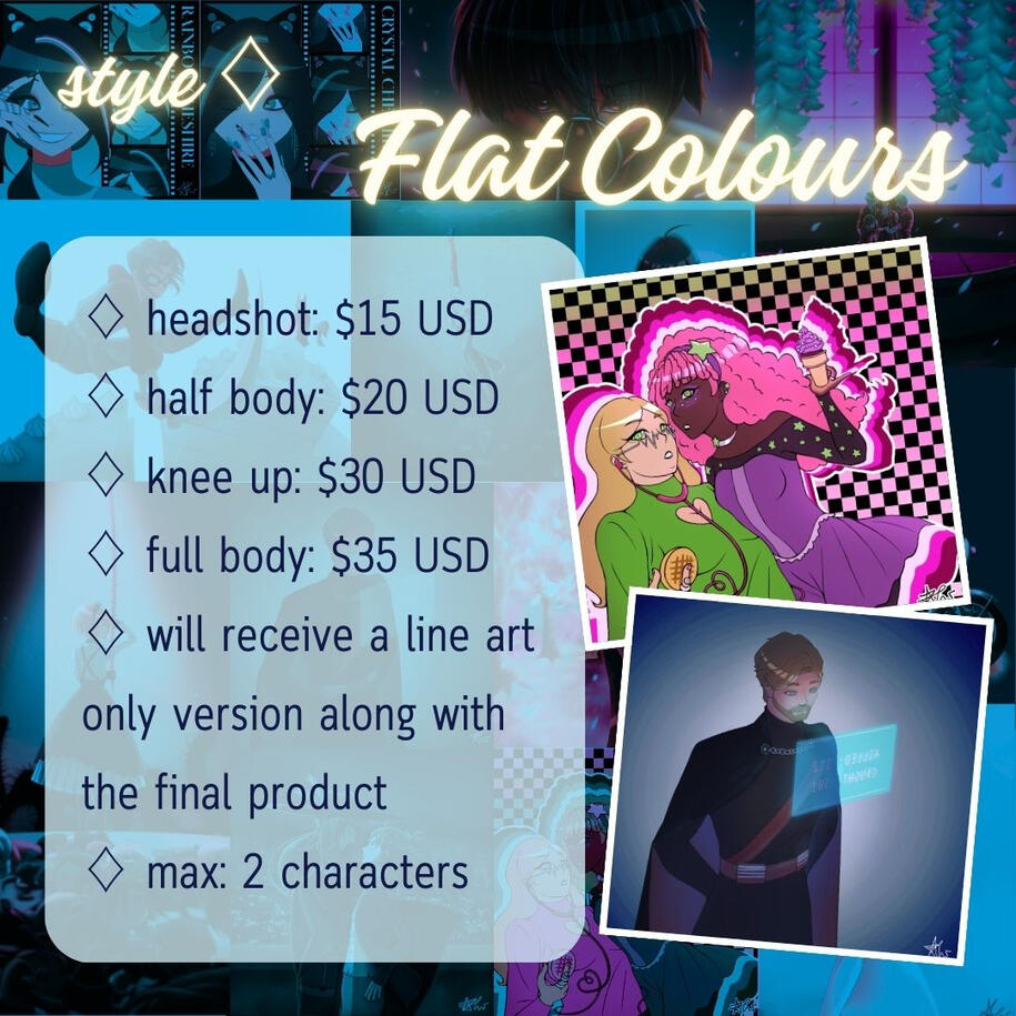 flat colours flat colours