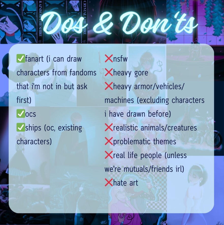 dos and don'ts dos and don'ts
